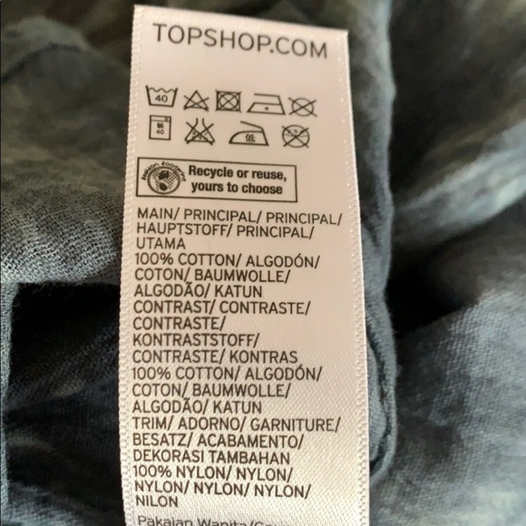 Topshop Tie-Dye Sleeveless Mini Dress NWOT - Picture 5 of 5